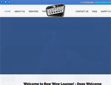 Tablet Screenshot of bowwowlounge.com